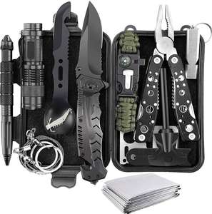 Kit professionale di sopravvivenza di emergenza per le famiglie attrezzatura tattica di pronto soccorso di sicurezza e di sopravvivenza per avventure in campeggio - Product Image 1