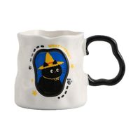 Tasse Magique Chat, Tasse en Céramique Créative, Souvenir Fait Main, Tasse à Eau pour Couple, Tasse à Café en Céramique de Haute Qualité