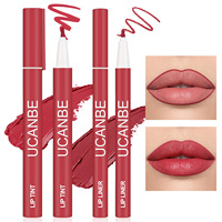 Maquillage anti-taches naturel imperméable à l'eau longue durée séchage rapide rouge à lèvres couleur liquide marqueur de tache de lèvre stylo crayon à lèvres