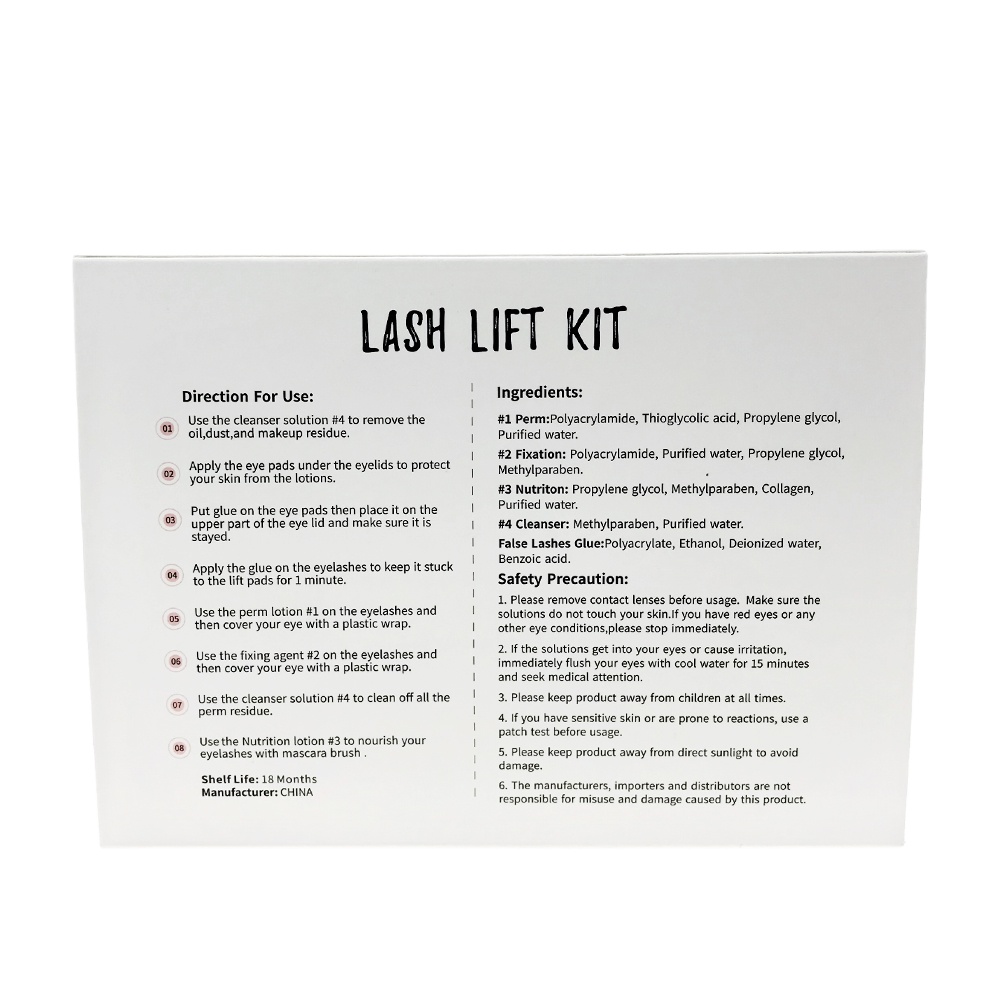 Прямая поставка, профессиональный набор для перманентной завивки ресниц, комплект для подтяжки ресниц