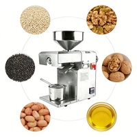 Presse à huile robuste 10 kg/h 220 V avec bobine entièrement en cuivre et boîte de vitesses à réduction, longue durée de vie, faible bruit, pour usage familial