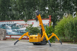 מנוף עכביש זחלי קטן מסוג דריק בעל יכולת סיבוב מלאה במשקל 5 טון עם הנעה הידראולית וגובה הרמה של 8 מטר - Product Image 2