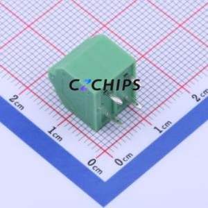 KF250NH-5.08-2P Spring Terminal Block Through hole Component (THT),P=5.08mm Connector 1x2P 5.08mm Green 2P - Product Image 2