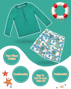 <span class=keywords><strong>Maillot</strong></span> <span class=keywords><strong>de</strong></span> <span class=keywords><strong>bain</strong></span> à manches longues ALVABABY UPF 50+ Protection solaire pour garçons <span class=keywords><strong>de</strong></span> <span class=keywords><strong>6</strong></span> <span class=keywords><strong>mois</strong></span> à 5 ans Ensembles <span class=keywords><strong>de</strong></span> rashguard pour garçons Mode - Product Image 4
