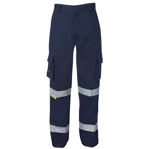 Pantalon avec réflecteurs <span class=keywords><strong>noir</strong></span> Orange pour homme, vêtement de travail, automne, Construction, contraste, réfléchissant, pantalon de sécurité - Product Image 6