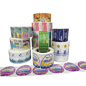 สติกเกอร์กันน้ำรูปทรงสี่เหลี่ยมผืนผ้า พิมพ์สีสันสดใส แบบกำหนดเอง 8 สี วัสดุ PVC สำหรับบรรจุภัณฑ์อาหาร เครื่องดื่ม เครื่องสำอาง ขวด กระปุก คุณภาพสูง - Product Image 2