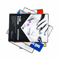 Nuancier d'échantillons de vernis à ongles en acrylique pour la formation en salon