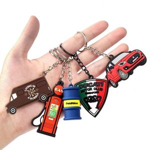Llavero de Goma Suave con Mosquetón, Logotipo Personalizado, Diseño Tridimensional de Dibujos Animados, Sello Personalizado, Tendencia de Moda, Pequeño Regalo Universal - Product Image 1