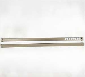 Le rideau en tissu <span class=keywords><strong>marron</strong></span> avec <span class=keywords><strong>goulotte</strong></span> arrière de voiture de tourisme convient aux pièces de bus Toyota coaster CMB - Product Image 1