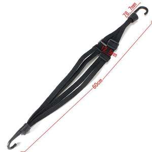 Sangle élastique pour sac de casque, crochet réglable en nylon pour bagages de moto, sacoches, fixation du siège arrière - Product Image 2