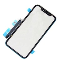 Nouveau numériseur d'écran tactile en verre à écran tactile avant avec OCA pour iPhone X XR XS Max 12 13 Pro Max