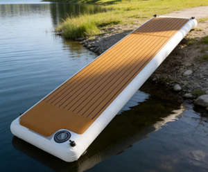 Passerelle gonflable flottante en Drop Stitch pour accès aux yachts, bateaux et marinas - Product Image 3