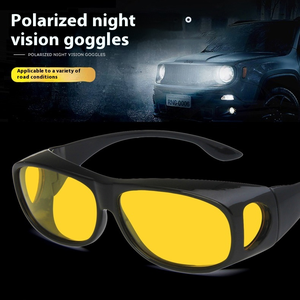 Bulk Cheap Wrap Around <b>Night</b> Vision Goggles Yellow Lens Anti-Glare Polarized Sunglasses Safety <b>Driving</b> <b>Glasses</b> for Drivers 2026 - Product Image 1