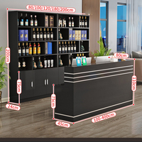 Comptoir de réception en forme de L moderne et économique pour bureau, hôtel, salon de coiffure