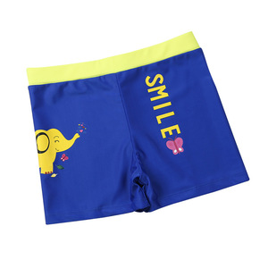 Traje de Baño Infantil de Secado Rápido con Estampado de Elefantes Azules y Amarillos, Traje de Baño para Niños, Ropa de Verano - Product Image 5