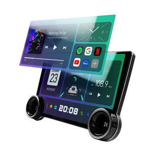 <span class=keywords><strong>Autoradio</strong></span> Android à Double Bouton, Lecteur DVD Voiture 2 Din 10" Écran Android 2K Effet Diamant avec Bluetooth FM, Écran Stéréo pour Voiture - Product Image 1