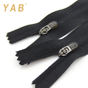 YAB Haute Qualité <span class=keywords><strong>3</strong></span> # Fin Écologique À La Mode Curseur Invisible En Nylon Fermeture À Glissière Pour <span class=keywords><strong>Les</strong></span> Vêtements - Product Image 5