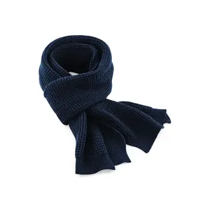 Écharpe en tricot gaufré classique, marchandise personnalisée - Product Image 6