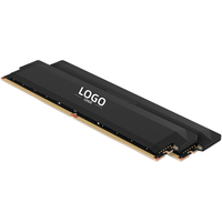 Kit de RAM DDR5 Noir 32 Go (2x16 Go) CL36 6400 MHz Mémoire de jeu pour ordinateur de bureau à overclocking 262 broches SODIMM