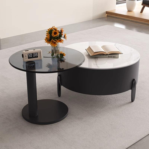 Juego de Mesa de Centro de Madera Hecha a Mano Moderna para Sala de Estar, Dormitorio, Hotel - Muebles para el Hogar Duraderos, Ecológicos y Fáciles de Limpiar - Product Image 1