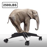 Base de remplacement pour chaise de gaming en nylon de 28 pouces, vente en gros d'usine, avec 5 roulettes et frein, pieds de chaise Boss Five Star