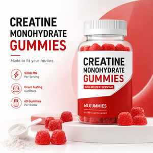 Bonbons gélifiés à la créatine pour adultes, riches en créatine monohydrate, L-Taurine et B12 pour la gestion de l'énergie et le soutien immunitaire - Product Image 5