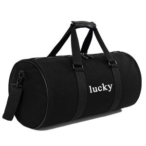 Bolsa de Lona Grande Personalizada, Bolsa de Viaje Tipo Barril, Portátil, para <span class=keywords><strong>Viajes</strong></span> - Product Image 1