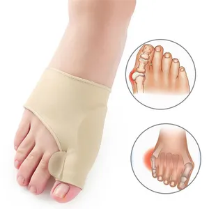 Toe Corrector Orthotics Feet Foot Care Bone Thumb Adjuster Correction Soft Pedicure Socks Bunion Straightener