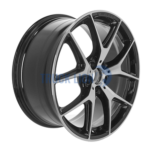 यात्री कार मिश्र धातु गहरे पकवान जाली व्हील 5 छेद रिम 20 इंच - Product Image 2