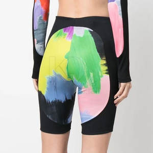 Pantalones Cortos de Ciclismo para Mujer, Cintura Alta, Elásticos, Ecológicos, Material Suave y Transpirable para Uso Diario - Product Image 5