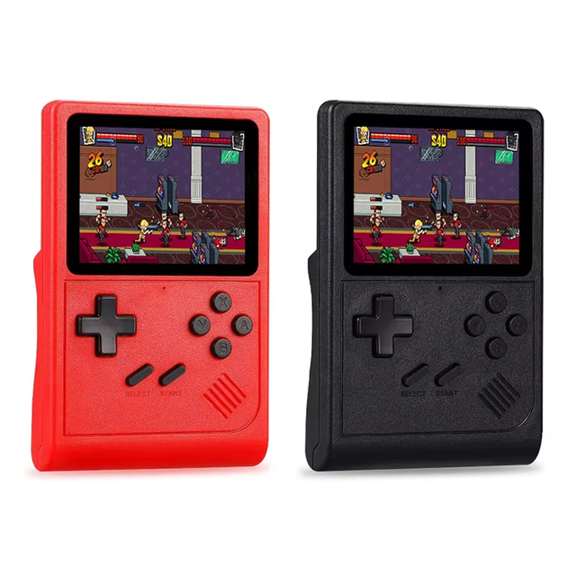 GB300 Portable Handheld Game Player 3.0 Inch Screen TV Video Retro Game Console with AV Output 8G Built-in 6000+ Games