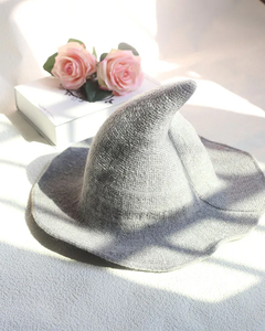 Chapeau de sorcier Halloween en laine tricotée Chapeau de sorcière pour adultes et enfants Accessoires de déguisement de vacances Halloween Décoration de fête de festival - Product Image 4