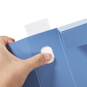 A4 Office <b>Document</b> <b>Storage</b> <b>Box</b> PP Material 35mm 57mm Standing Type Minimalist Design For Paper Media Organization - Product Image 4