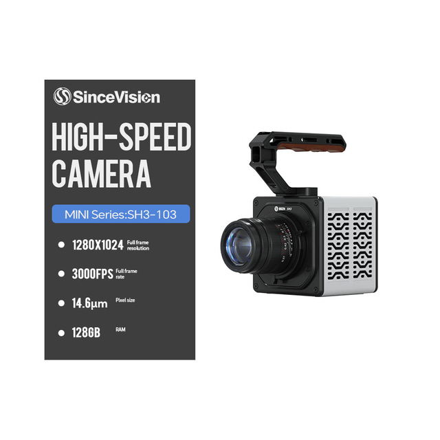 SinceVision SH3-103 Industrial High-Speed Vision Camera 130MP 3000fps CMOS Machine Vision System 16GB Memory 4TB Expandable