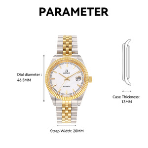 Nouvelle <span class=keywords><strong>Montre</strong></span>-Bracelet à Quartz de Luxe pour <span class=keywords><strong>Homme</strong></span> en Acier Inoxydable, Modèle 2025, avec Mouvement Seiko, <span class=keywords><strong>Montre</strong></span> d'Affaires OEM Tendance et Élégante - Product Image 6