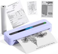 Imprimante thermique imprimante d'autocollants 80mm Phomemo M833 imprimante portable sans fil A4 taille Machine d'impression pour la maison/le bureau/les étudiants