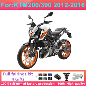 NOUVEAU Kit de carénage complet en ABS moulé par injection pour moto, compatible avec <span class=keywords><strong>KTM</strong></span> <span class=keywords><strong>DUKE</strong></span> <span class=keywords><strong>125</strong></span> 200 390 Années 2011 <span class=keywords><strong>2012</strong></span> 2013 2014 15 16 - Product Image 3
