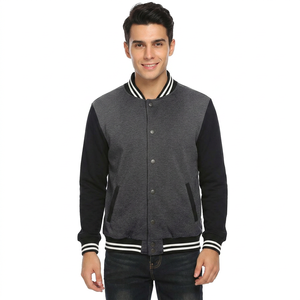 Chaqueta Varsity para Hombre de Material de Primera Calidad con Logotipo Personalizado, Chaqueta de Béisbol Transpirable y Cómoda para Hombre a Precios Económicos - Product Image 1