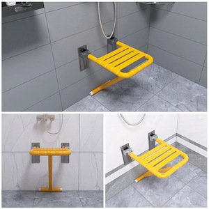 Chaise de douche murale pour personnes âgées et handicapées, capacité de 150 kg, tabouret de salle de bain pliable antidérapant - Product Image 3