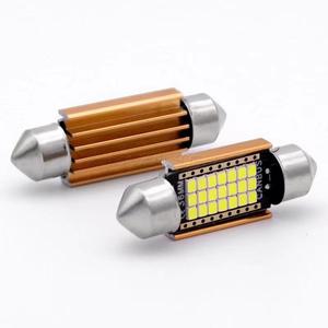 Pour la décodage des feux de toit LED de voiture 2016 27SMD, lampe à double point, éclairage de plaque d'immatriculation, éclairage de coffre 41mm 2W - Product Image 3