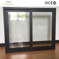 Fenêtre coulissante en aluminium triple vitrage Low-E, insonorisée, à cadre fin horizontal, personnalisée, multi-panneaux, certifiée NFRC Energy Star