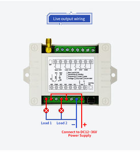 Universele 12V 48V Dc 10a Vragen Ontvanger Rf Afstandsbediening 2ch 3000M Lange Afstand Draadloze Rolcodeschakelaar Voor Garages - Product Image 5