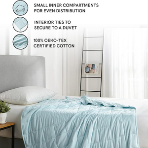2025 Offre Spéciale personnalisé bambou anxiété autisme refroidissement couverture pondérée couverture adulte traitement couverture - Product Image 4
