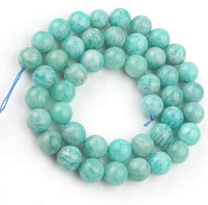 Love la luce blu perline di vera acquamarina <span class=keywords><strong>8</strong></span> <span class=keywords><strong>mm</strong></span> di gemma sfusa rotonda per la creazione di gioielli di moda - Product Image 2