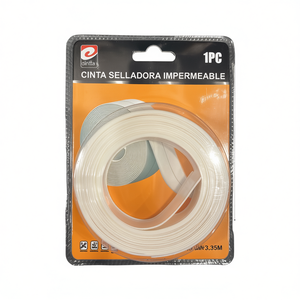 Nastro sigillante acrilico resistente alla muffa Tcabo 38 mm x 3,35 m impermeabile per lavello, fornello, WC, lavabo - Product Image 1