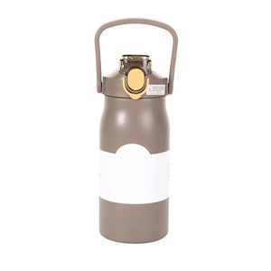 Stainless Steel Insulated Water <b>Bottle</b> 304 Large Capacity With Handle For Outdoor Travel Hiking Car Use - Product Image 4