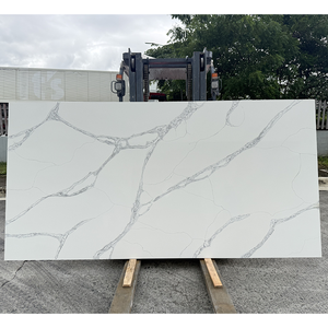 Nhà máy tùy chỉnh hiện đại đánh bóng Vàng Nhân Tạo thạch anh đá slab cao cấp trọng lượng nhẹ chống cháy không thấm nước Countertop sàn tường - Product Image 1