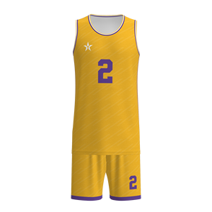 Seragam Basket Pria Logo Kustom Grosir - Seragam Berkualitas Tinggi Bahan Polyester Regular Fit dengan Cetak Transfer Panas - Product Image 1