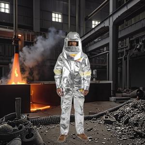 Coton réfléchi par la chaleur rayonnante aluminisé combiné à une feuille d'aluminium résistant à la chaleur industrielle pour la fusion des métaux - Product Image 2