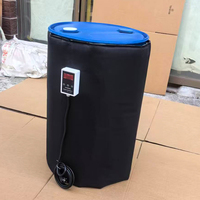 Chauffe-tambour noir de 55 gallons avec contrôle numérique de la température réglable